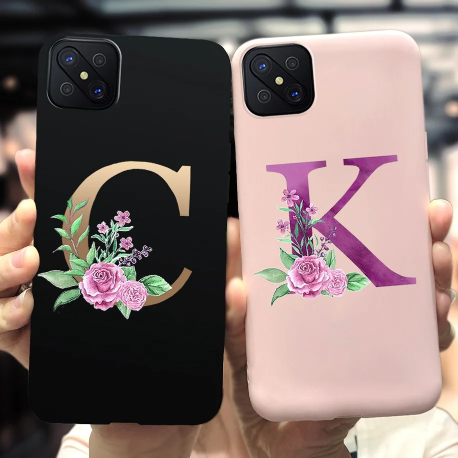Чехол для OPPO Reno 4Z 5G 6 57 дюйма мягкий симпатичный из ТПУ букв чехол Reno4 Z CPH2065 простой