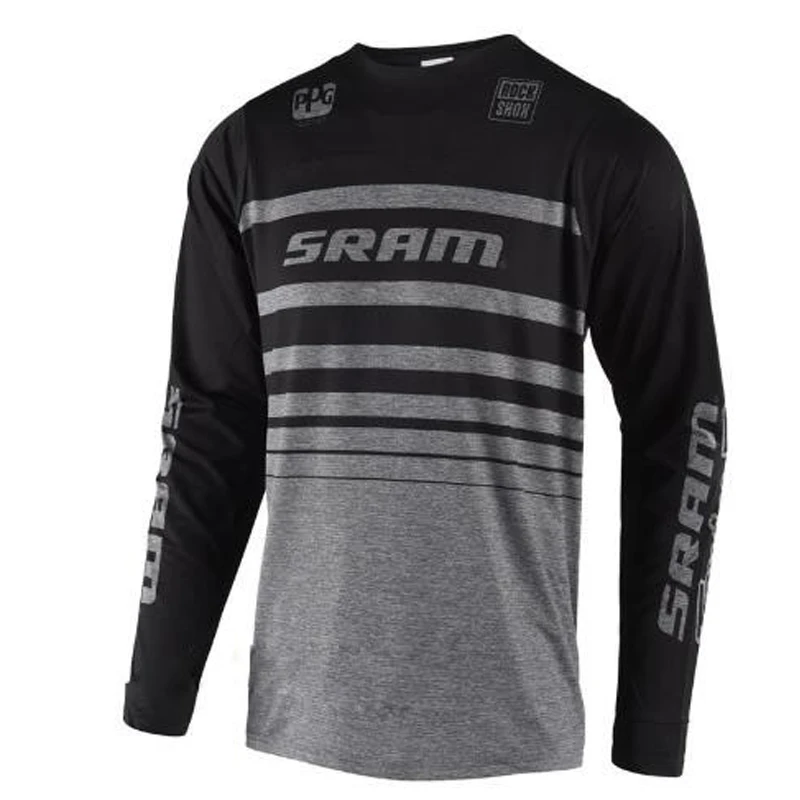 2019 новая мотоциклетная футболка для Skyline Air MTB DH MX велосипедная горные fit SRAM Джерси