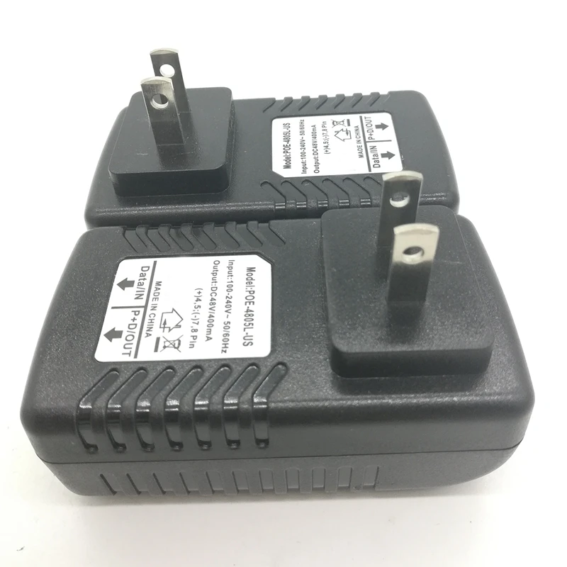 Passive Poe4805 48V 0.5A European Standard Plug-In Poe Injector Power Over Ethernet(US Plug) | Безопасность и защита