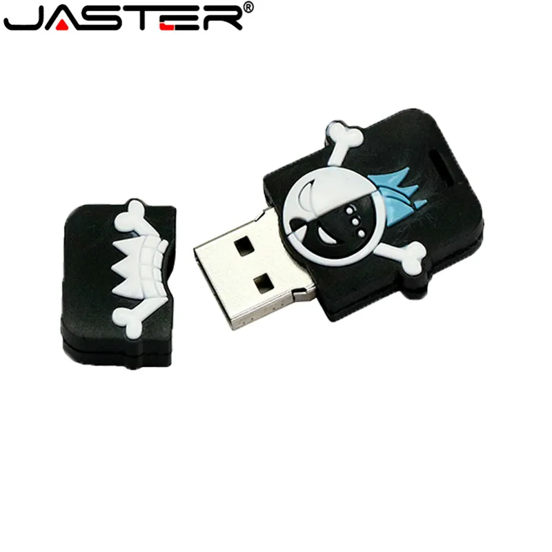 JASTER one piece 64 Гб USB флеш-накопитель 4 ГБ USB 2,0 Мультфильм Луффи U диск 16 Гб флэш-накопитель 32 Гб Флешка 8 Гб 128 ГБ USB карта памяти