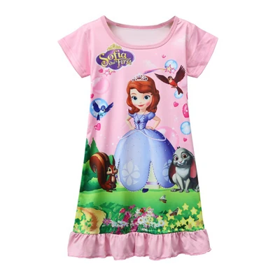 DS074-Pink Платье для девочек; кружевные платья «София первая» для девочек; вечерние платья принцессы для малышей; костюм для дня рождения; одежда для детей - Цвет: DS074-Pink