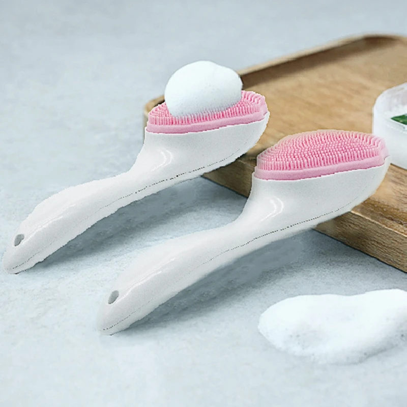 

Y98B Cute Cat Paw Silicone Face Scrubber Manual Facial Cleansing Brush Makeup Remover