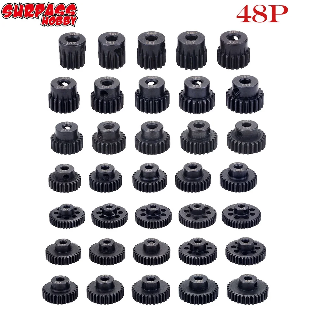 2 шт. 48P 3 175 мм стальные шестерни s 13T-15T 16T-18T 19T-21T 21T -- 23T 24T-26T 27T-29T 30 шестерня двигателя