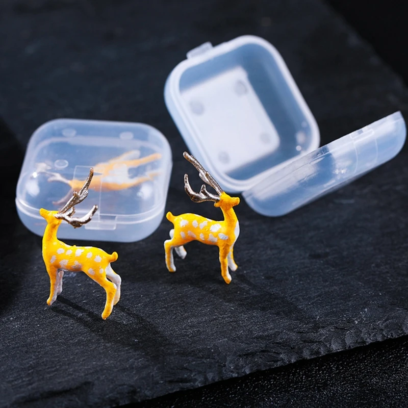 

креативная 3D скульптура оленя статуя из смолы мини модели оленя фигурка оленя подарки