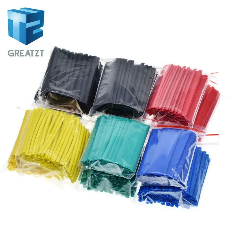 530 шт. термоусадочные трубки изоляционные ассортимент электронные полиолефина