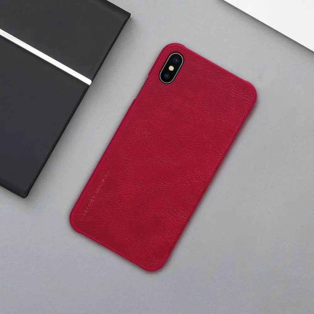 Для iPhone 8/7/X/XS/XR/XS Max чехол Nillkin Роскошный кожаный флип чехол для iPhone 8/7/6 S/6 Plus Полный Чехол Funda чехол для iPhone SE