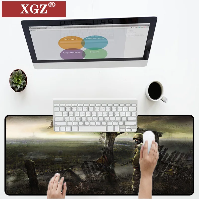 XGZ Elite Artistic Creative Large Mouse Pad Suitable for Computer Gamers Accessories Non-slip 300x800mmx2mm 40x90cm csgo | Компьютеры и