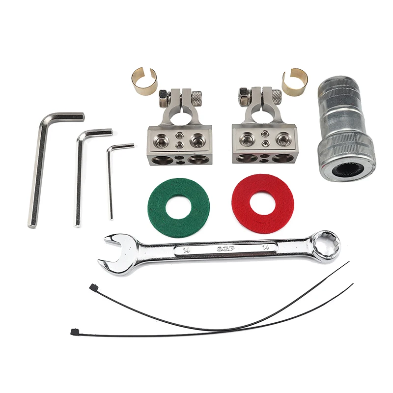 Комплект клемм аккумуляторных батарей 0GA 8GA с положительными переключателями