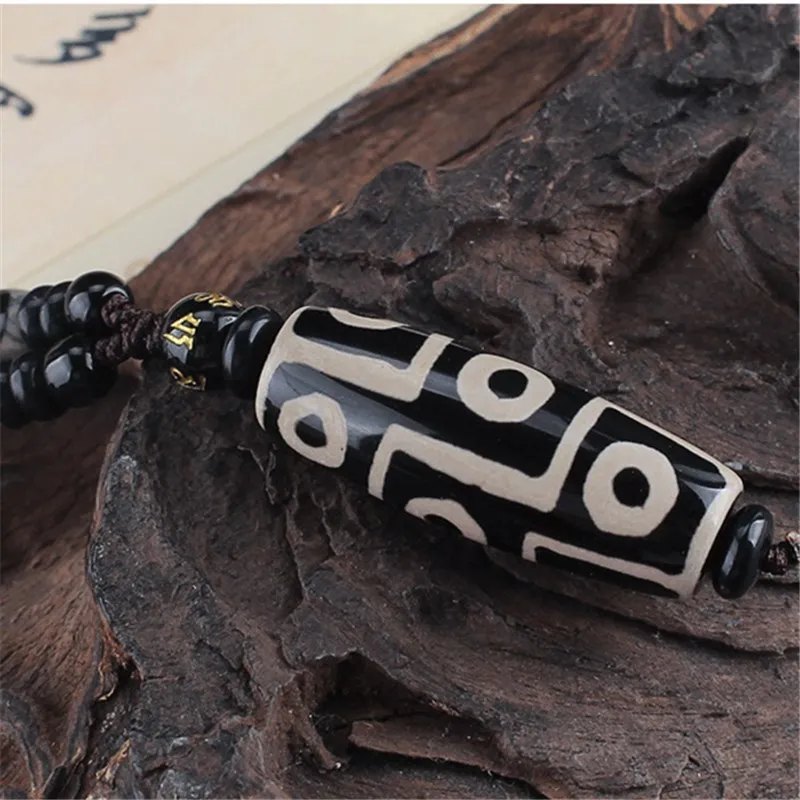 Оригинальные тибетские вязаные бусины с девятью глазами Dzi модный тибетский