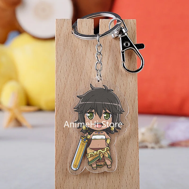 

20 pcs/lot Dungeon ni Deai o Motomeru no wa Machigatte Iru Darouka Acrylic Keychain Toy Bag Pendant Key Ring