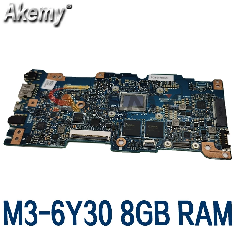 

UX305CA M3-6Y30 Процессор 8 Гб Оперативная память материнская плата REV 2,0 для ASUS UX305C UX305CA U305C UX305 материнская плата Zenbook 90NB0AA0-R00040 тестирование