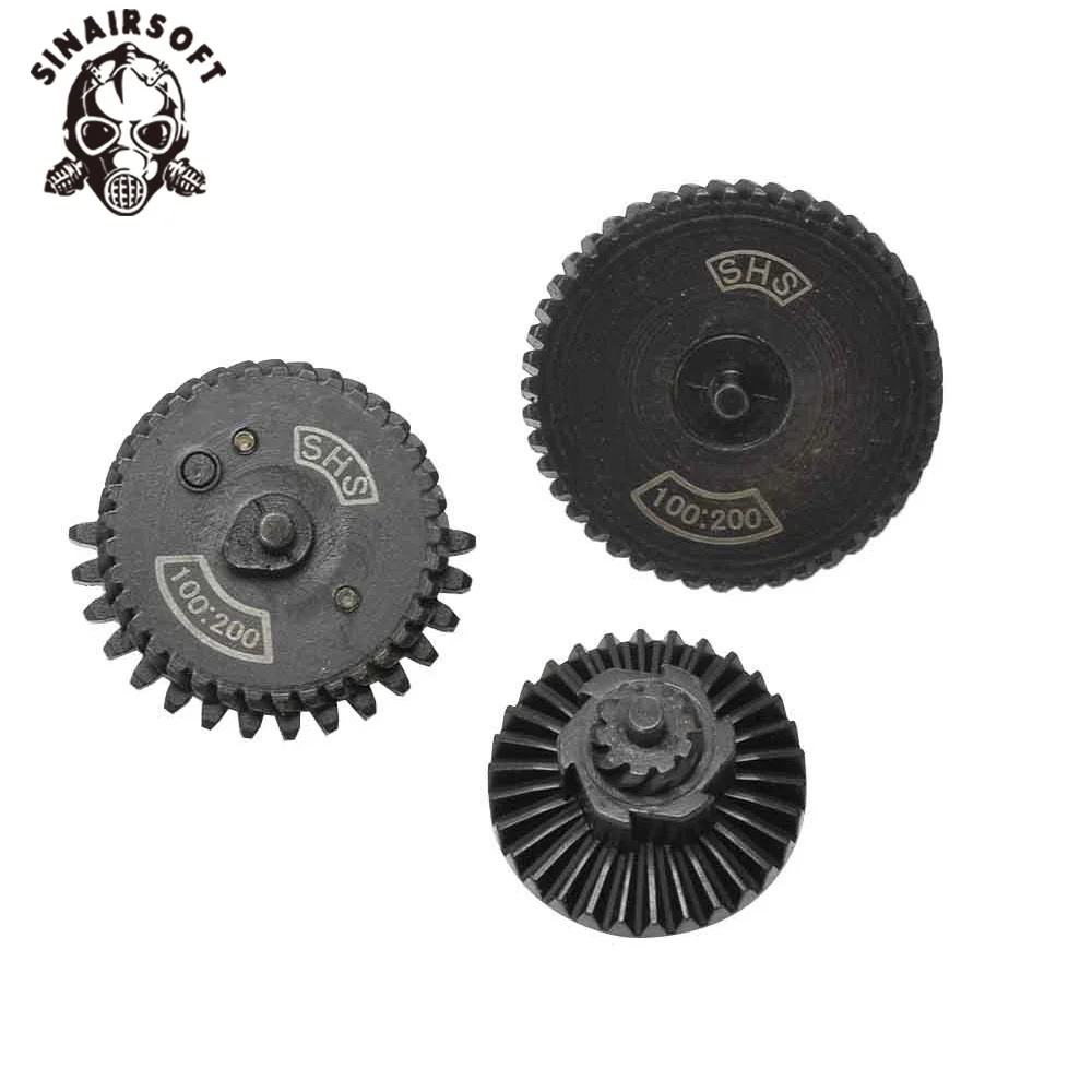 

SINAIRSOFT 100:200 Reinforcement Helical Super Torque Gear Set For Ver.2/3 Gearbox Hunting Accessories Gun Airsoft M4