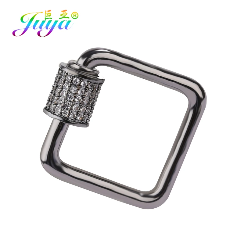Juya DIY спиральные Подвески Замки застежка ручной работы карабин застежки