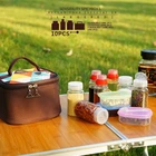 10 шт., портативный контейнер для специй и перца для кемпинга
