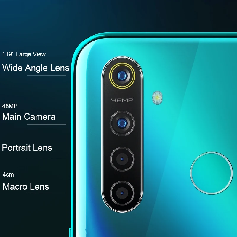 Realme R5 глобальная Версия 6 5 дюймов HD + Android 9 0 5000 мАч 12MP AI Quad camera 4 Гб ram 128 ГБ rom Snapdragon 655