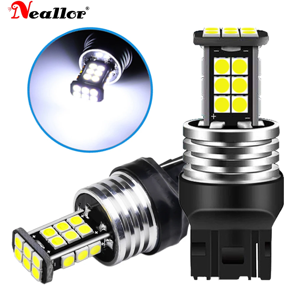 

Супер яркие светодиодные автомобильные фонари заднего хода T20 7440 W21W WY21W, 2 шт.