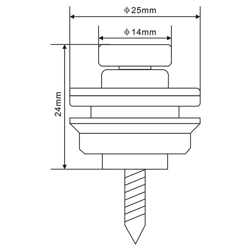Новый 2 шт. металлический большой нескользящий гитарный ремешок блокирующая