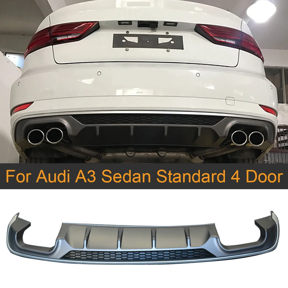 Автомобильный задний бампер диффузор для Audi A3 Sedan Standard 4 Door 2017 2019 PP спойлер не