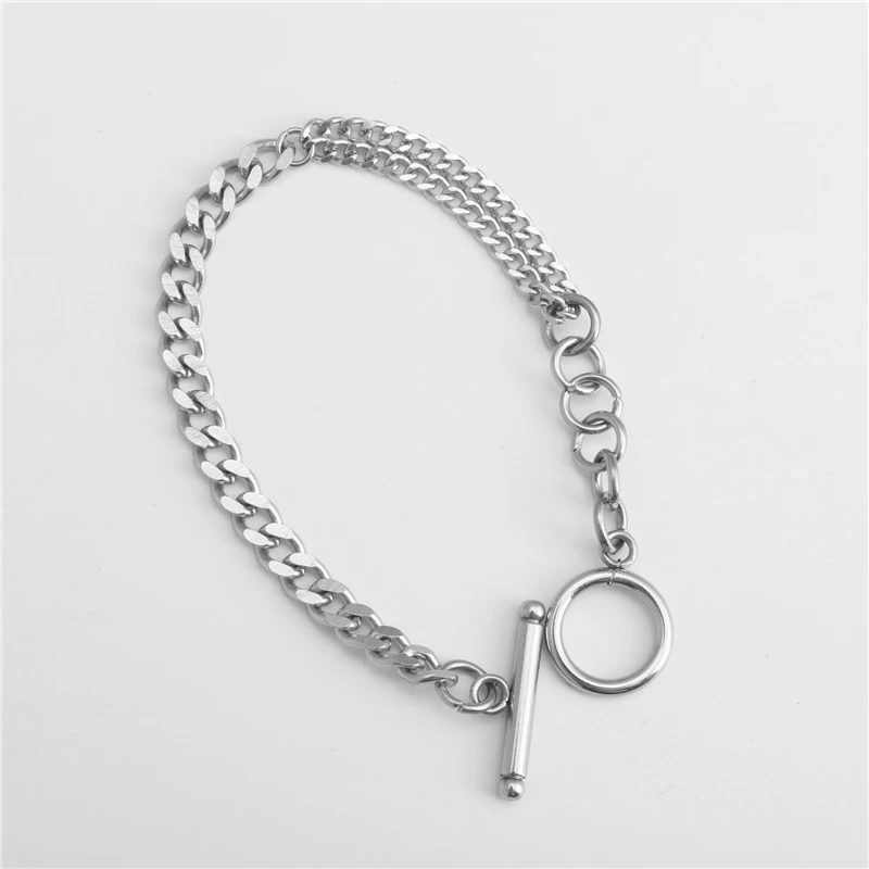 Stainless steel bracelet/couple/women/punk/bileklik/femmeStainless Steel Bracelet pulsera hombre for women punk bracelet homme
