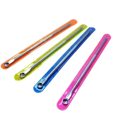 1PC Random Игла для удаления акне 1 шт., экстрактор прыщей для лица, инструмент для удаления угрей, инструмент для удаления прыщей комедона из нержавеющей стали - Цвет: 1PC Random