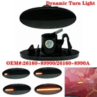 2 шт. боковые габаритные огни, Динамический светодиодный поворотный сигнал для Nissan Qashqai Dualis Juke Micra March X-Trail Note OEM 26160-8990A