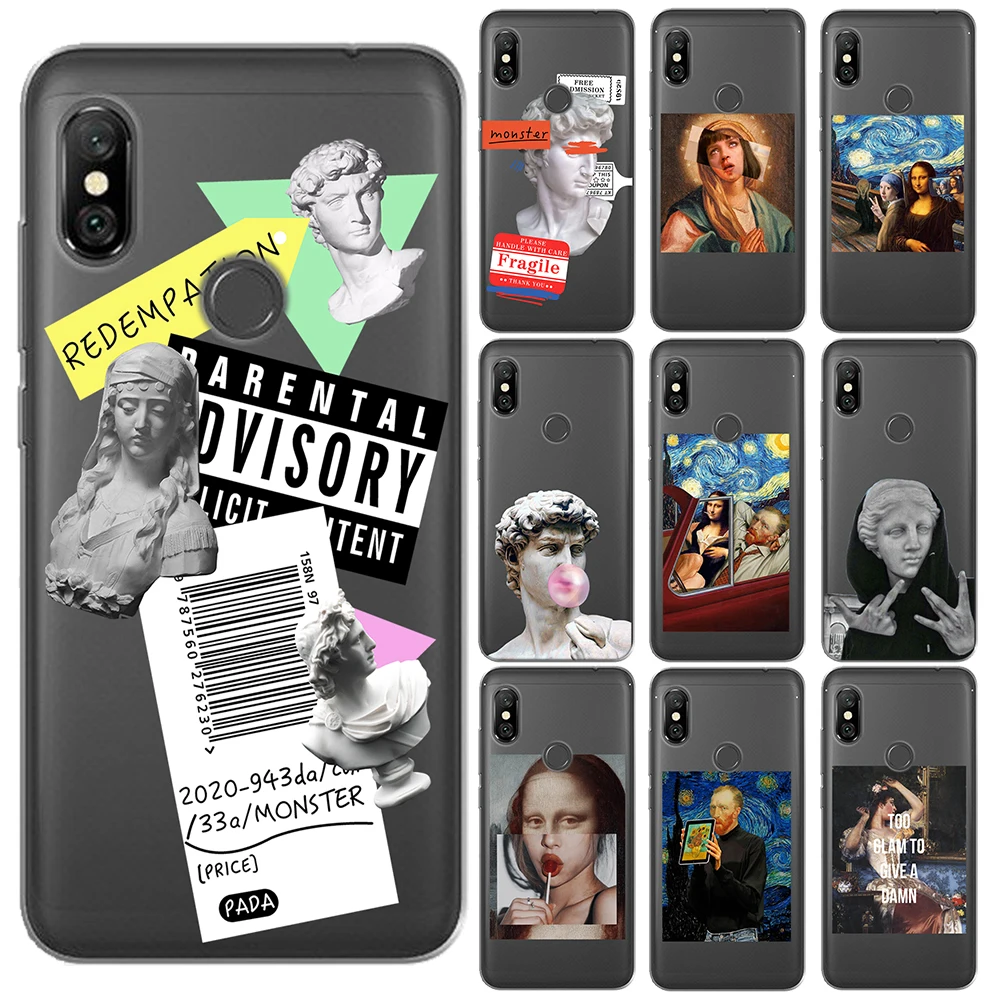 Силиконовый чехол для Xiaomi Mi 5X 6X 9 SE 8 Pro A1 A2 A3 Redmi Note 7 6 10 4 4X 5 | Мобильные телефоны и