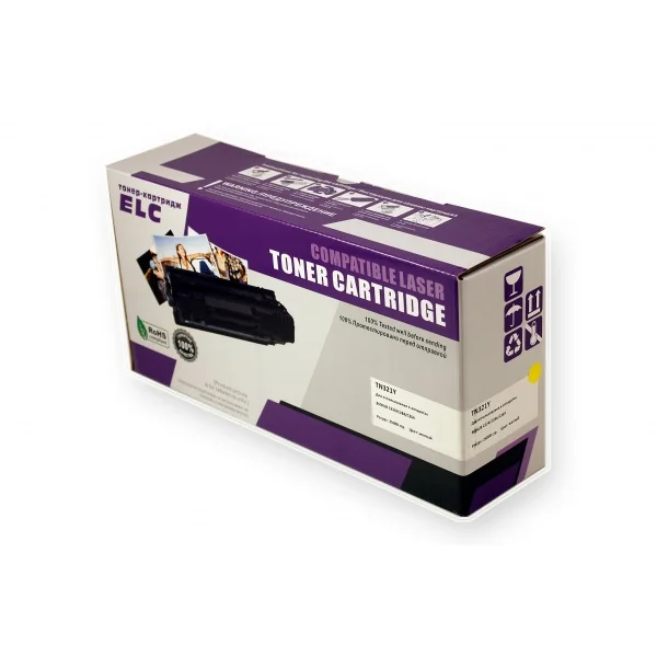 Картридж TN 321Y для Brother HL L8250 MFC L8650 желтый ELC (1500 стр.)|Картриджи с тонером| |
