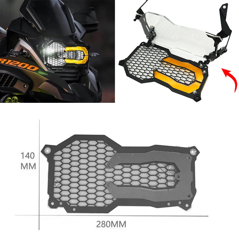 For BMW R1250GS R1200GS LC GSA R1200 R1250 GS Adventure 2014-2020 Motorcycle Headlight Guard Protector Grille Grill Cover | Автомобили и