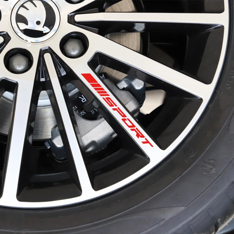 4 шт. автомобильные диски наклейки на колеса ночное видение светоотражающие