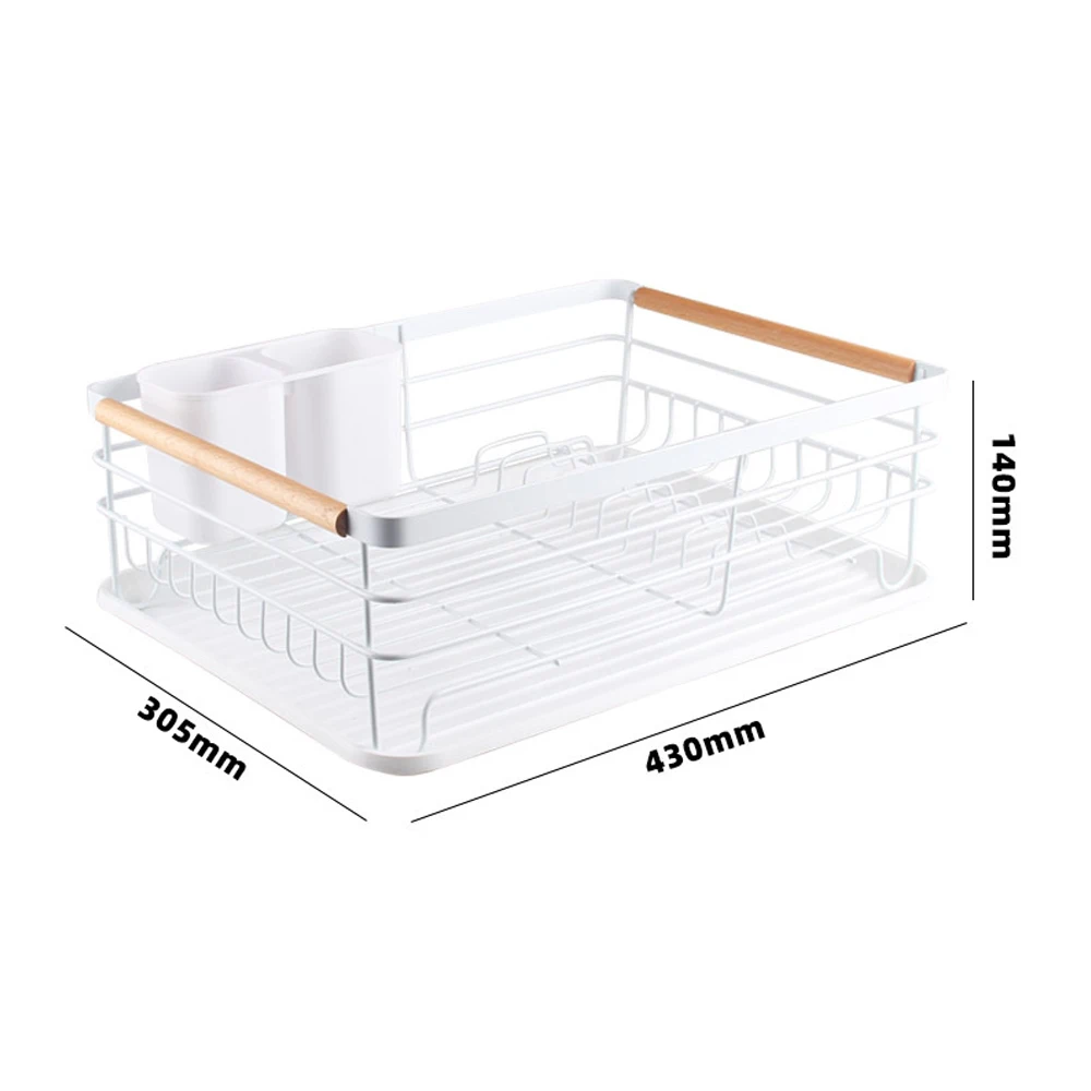 

Multifunctional Storage Rack Kitchen Organizer Dish Bowl Drainer Metal Plate Rack Chopstick Holder Countertop Drying Shelves