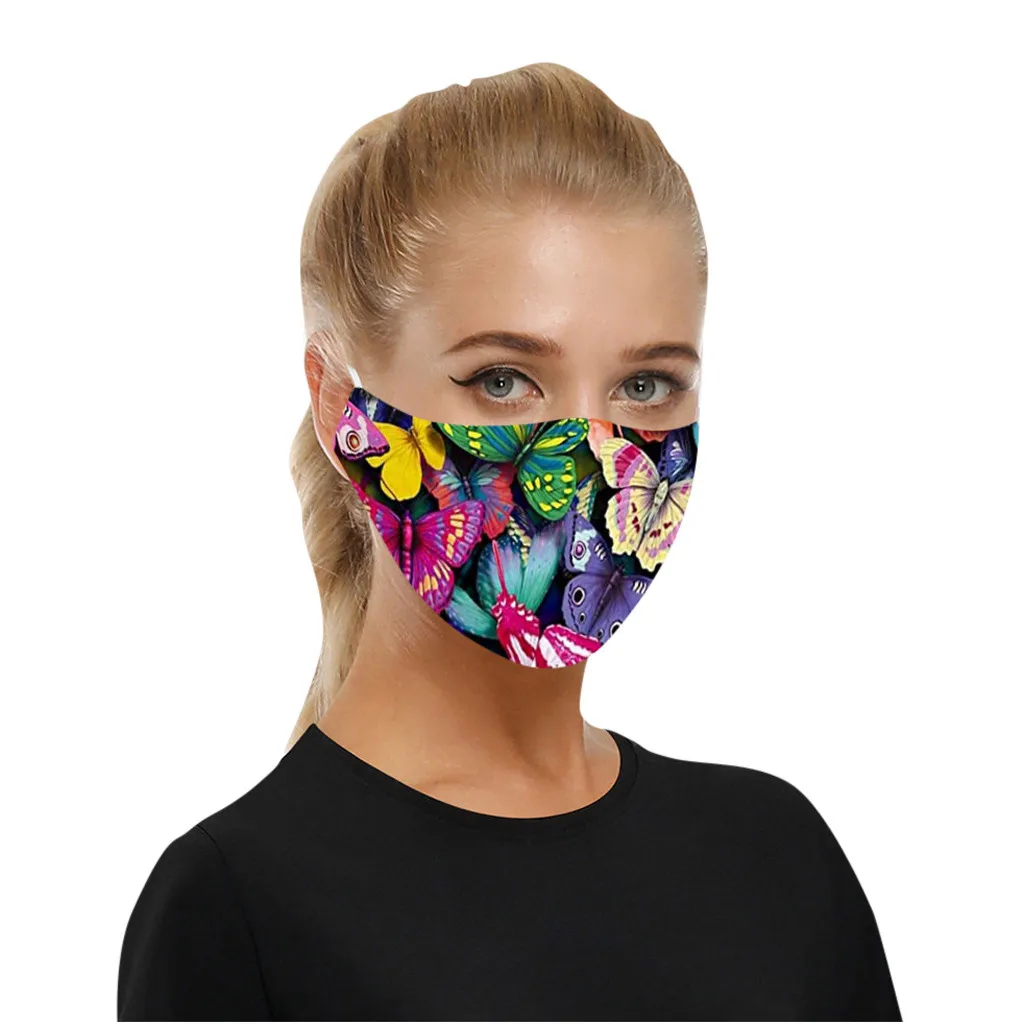 

5pcs Universal Face Mask Women Men Dust-Proof And Smog comfortable Party Masks Reusable Fashion masque visage Dropshipping