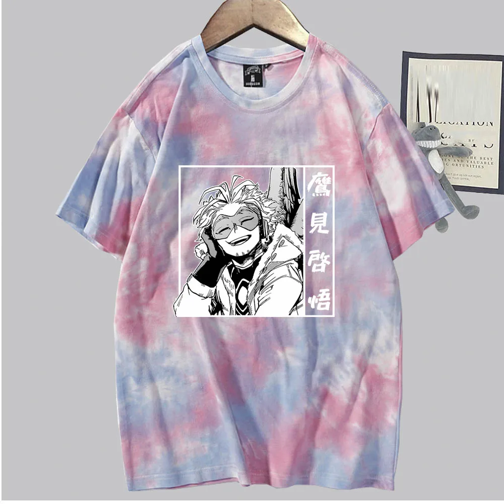 Футболка с аниме Моя геройская Академия повседневные мужские футболки коротким