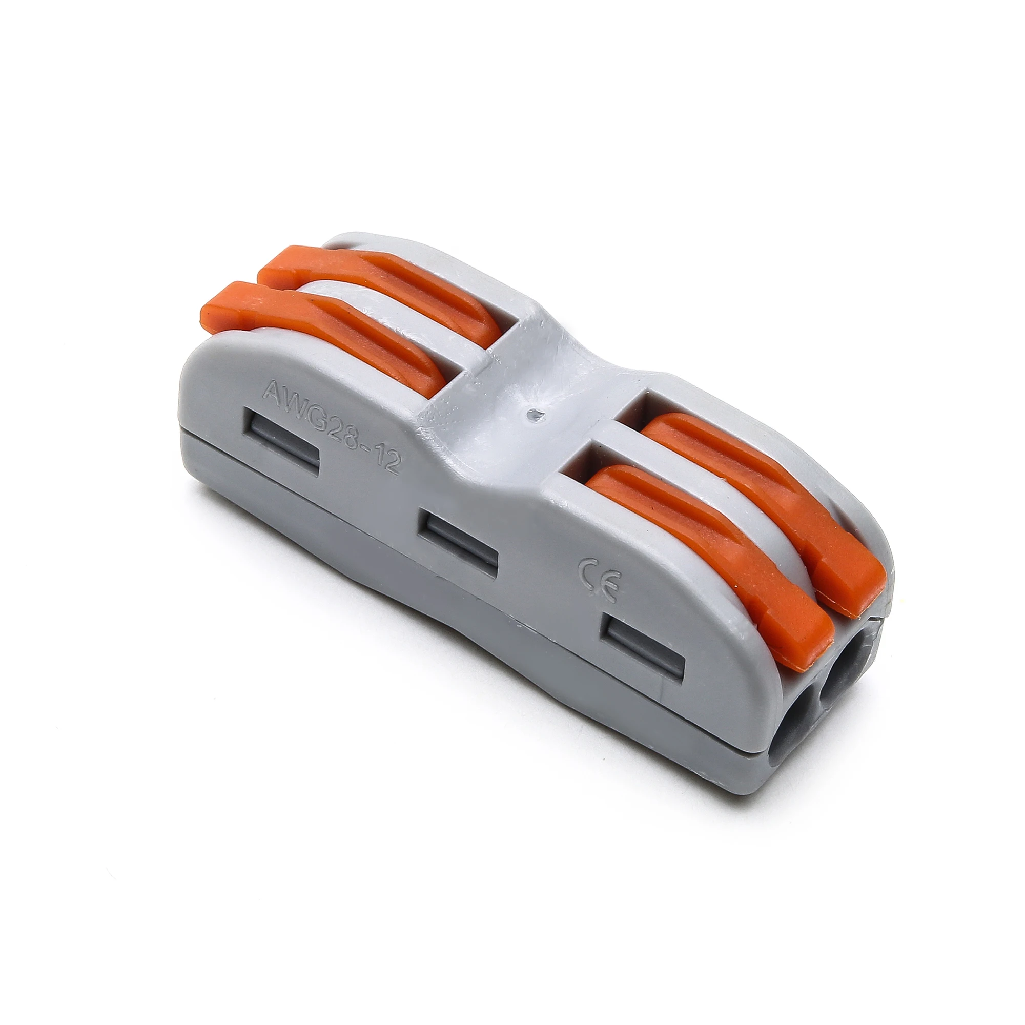 

20PCS PCT-212 222-412 Push Wire Connector 4 Pin Universal Compact Connector Terminals Block gray SPL-2