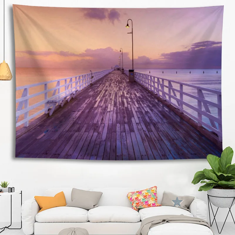 

Custom High Quality Sunrise Hanging Tapestry Home Party Decoration Tapestries Photo Background Cloth Table Cloth Wall Tapes