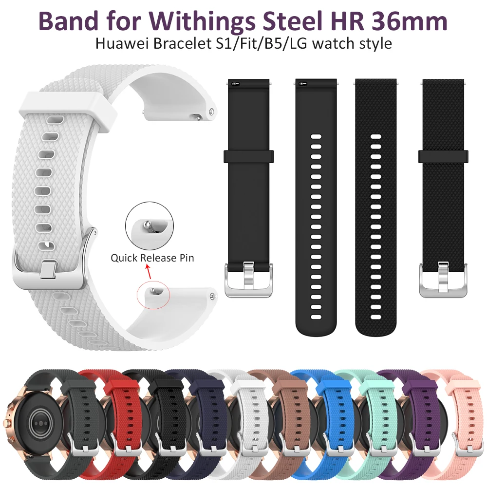 Ремешок strap18 мм для Garmin Vivoactive 4s со стальным браслетом HR 36 Fossil Sport 41 Asus Zenwatch 2 1 45