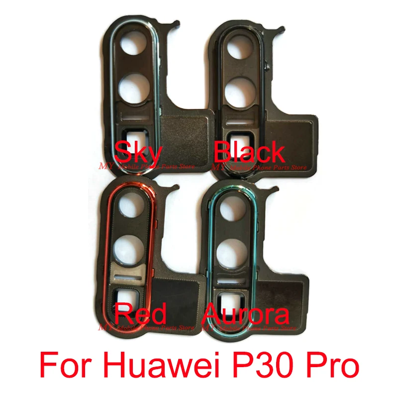 

Объектив + рамка для Huawei P30 Pro, P30pro, корпус, задняя крышка, стекло объектива задней камеры с металлической рамкой, держатель, запасные части, 10 комплектов
