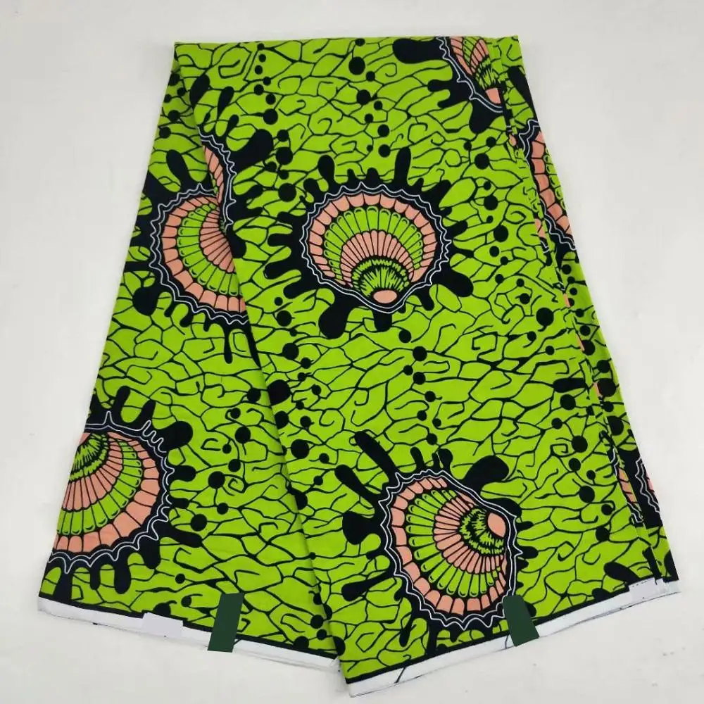 

nice print african real wax Fabric Africa prints fabric 100% cotton high quality Sewing Dress Material 6yards
