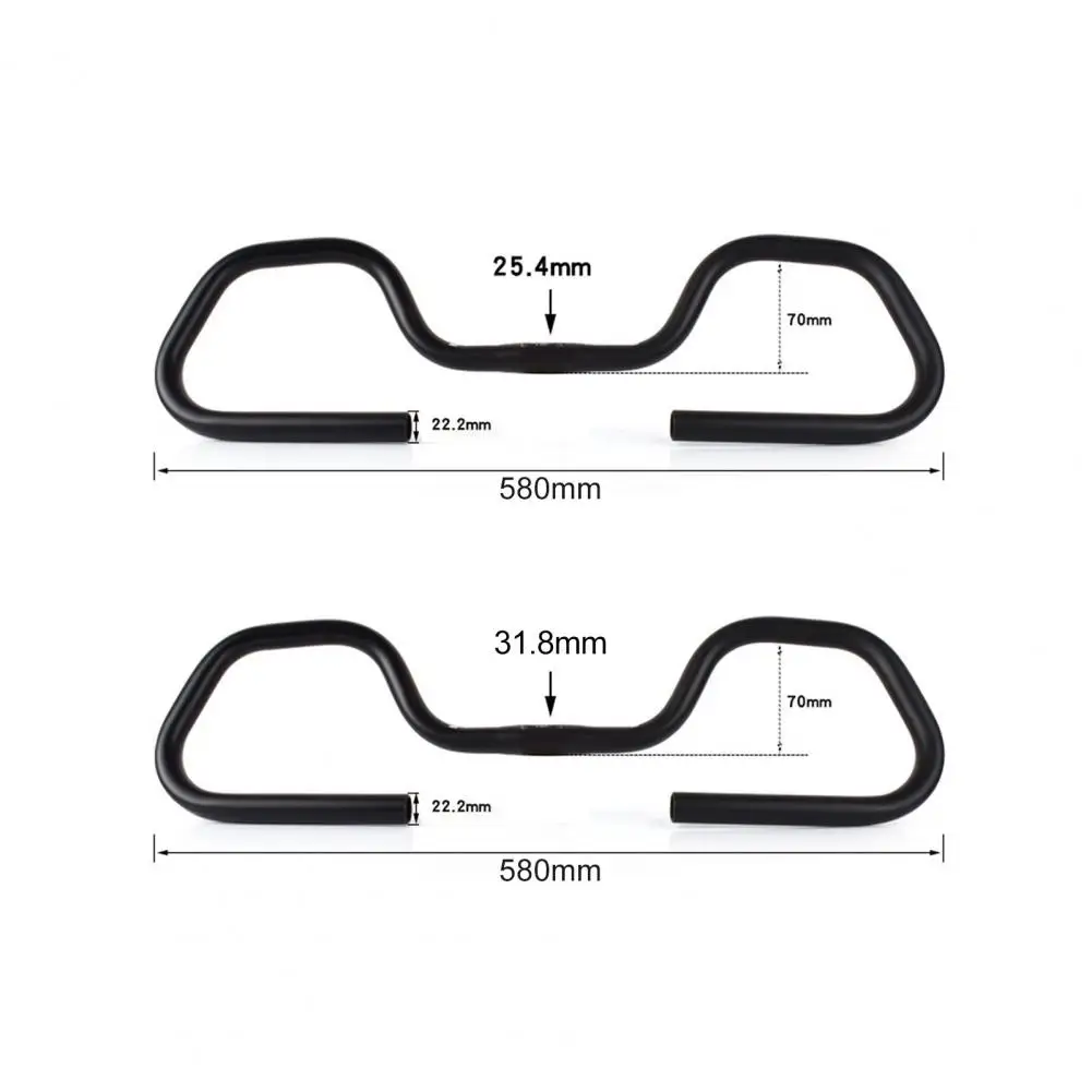 

31.8mm/25.4mm Universal Sturdy Aluminum Alloy Butterfly Handlebar for Outdoor Riding guidao mtb carbono