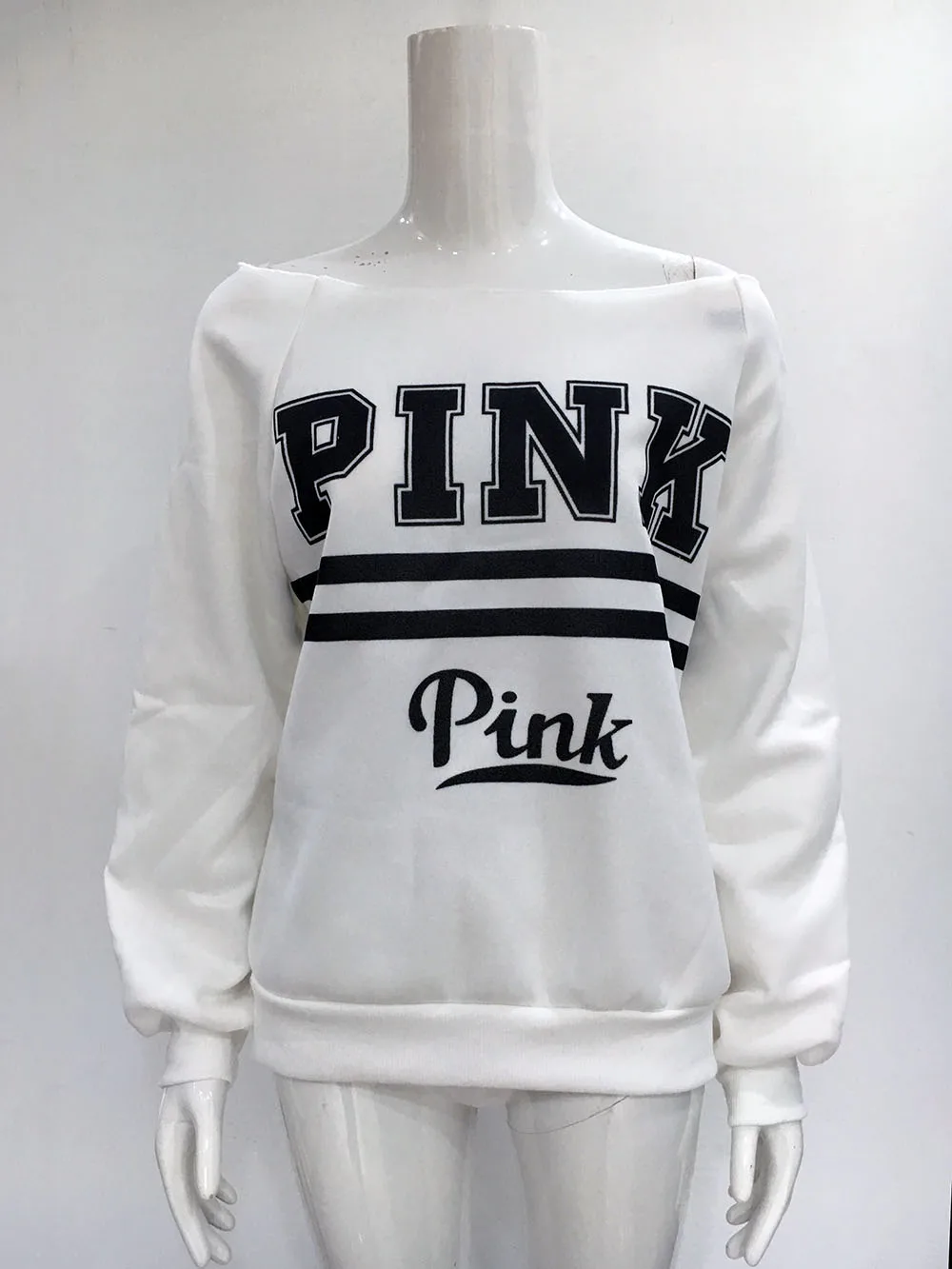

Letter pink Hoodies Sweatshirts 2019 Women Casual Kawaii Harajuku new Sweat Punk for Girls Clothing European Tops Korean