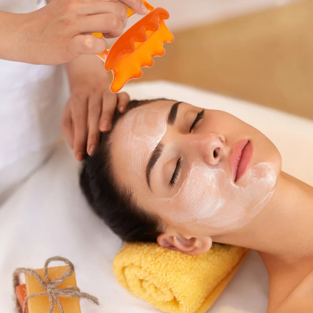 

1 Set 2Pcs Comfortable Beewax Back Tools Resin Neck Shoulder Massagers