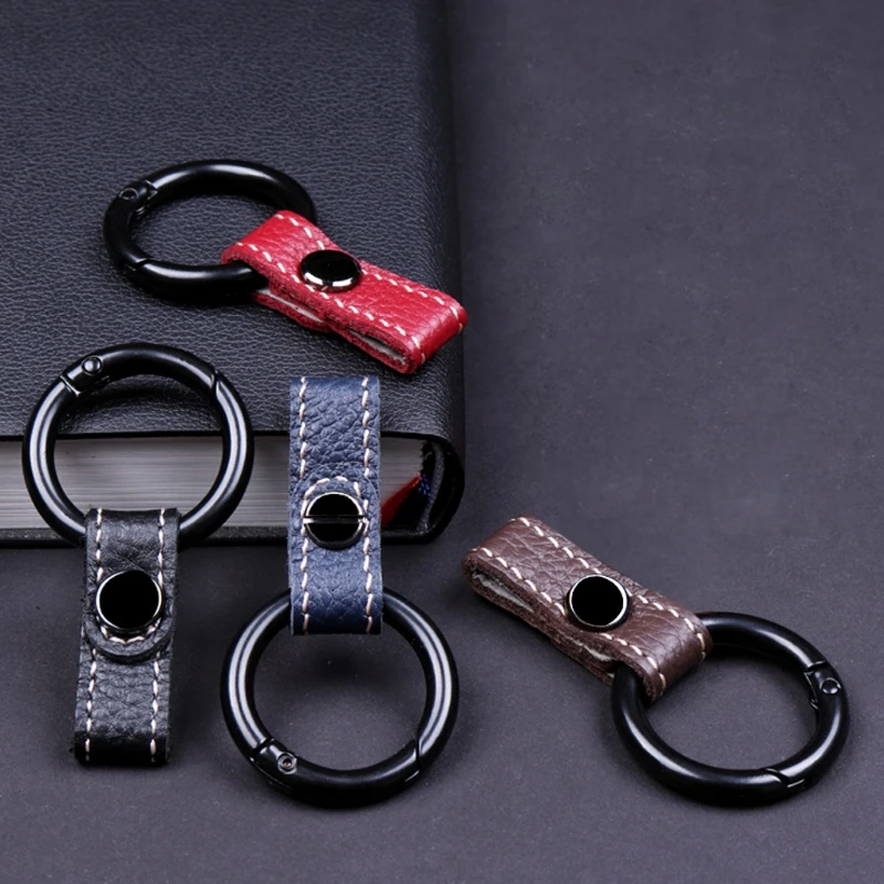 

1pc Card Keyring Car Key Holder with Genuine Leather Lanyard for Keychain Keyring toyota corolla 자동차 열쇠