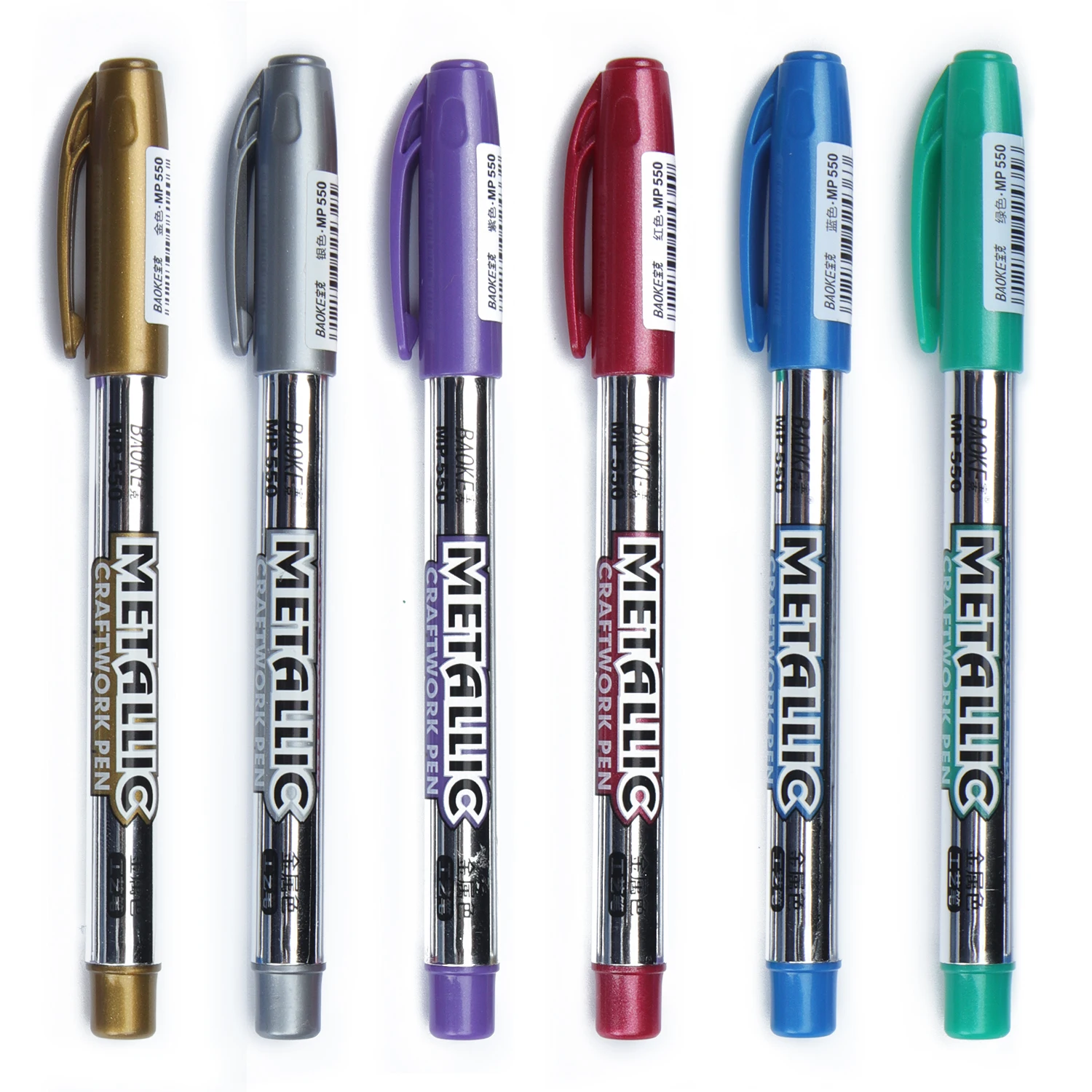 Ручка водостойкая металлическая золотистая/серебристая 2 шт. | Украшения и