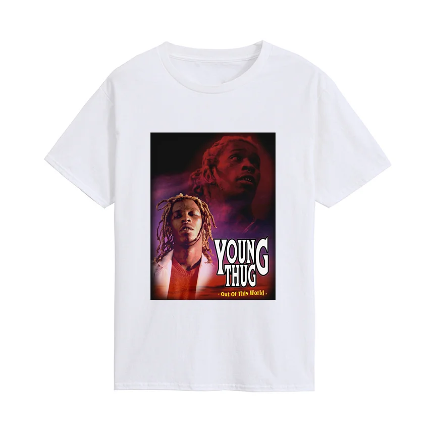 

Футболка мужская с коротким рукавом, круглым вырезом и принтом