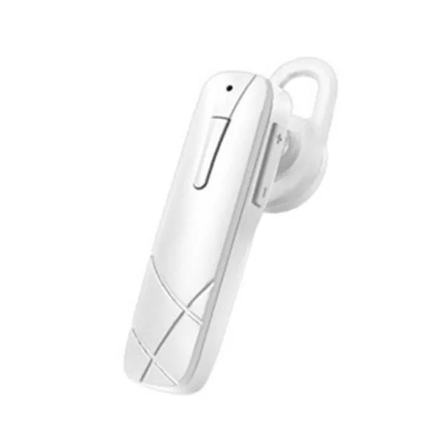 white V4.1 Bluetooth гарнитура с заушником, Bluetooth наушники с защитой от пота, Bluetooth наушники с микрофоном, универсальные для всех телефонов - Цвет: white