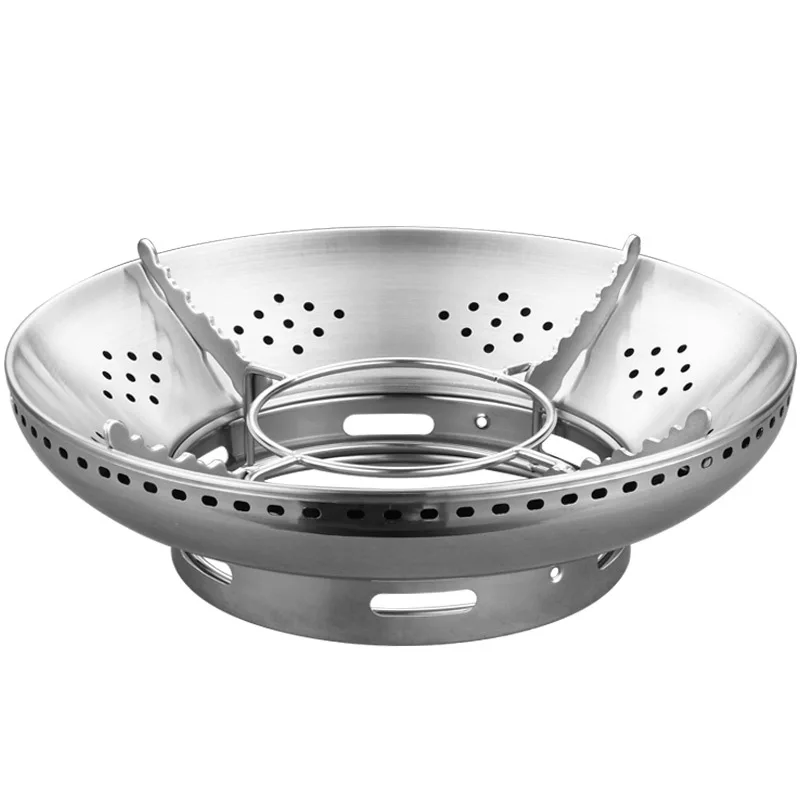 

3 layers Stainless Steel Thickened Gas Stove Windshield Gather Fire Energy-saving Windproof Fire Gather Gas Stove Bracket