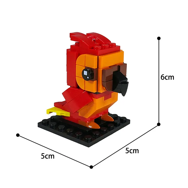 Фигурки MOC креативные из фильма Magice животные птицы модель фантастические