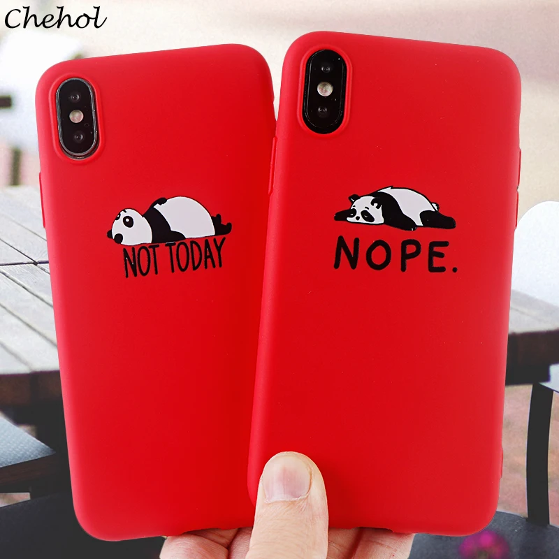 Забавный животный чехол для телефона s iPhone 11 8 7 6s Plus Pro X XS MAX XR панда Мягкий