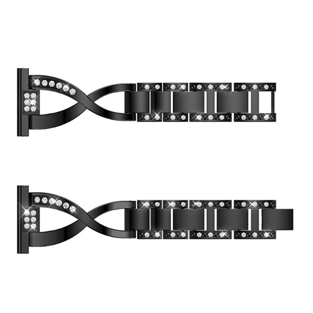 

2019 New Fashion Stainless Steel Rhinestone Watch Bands Strap Wrist Watch 42mm Correa Reloj Rose Gold Silver Watchband