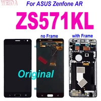5 7 original zs571kl lcd replacement for asus zenfone ar zs571kl lcd display touch screen digitizer assembly with frame