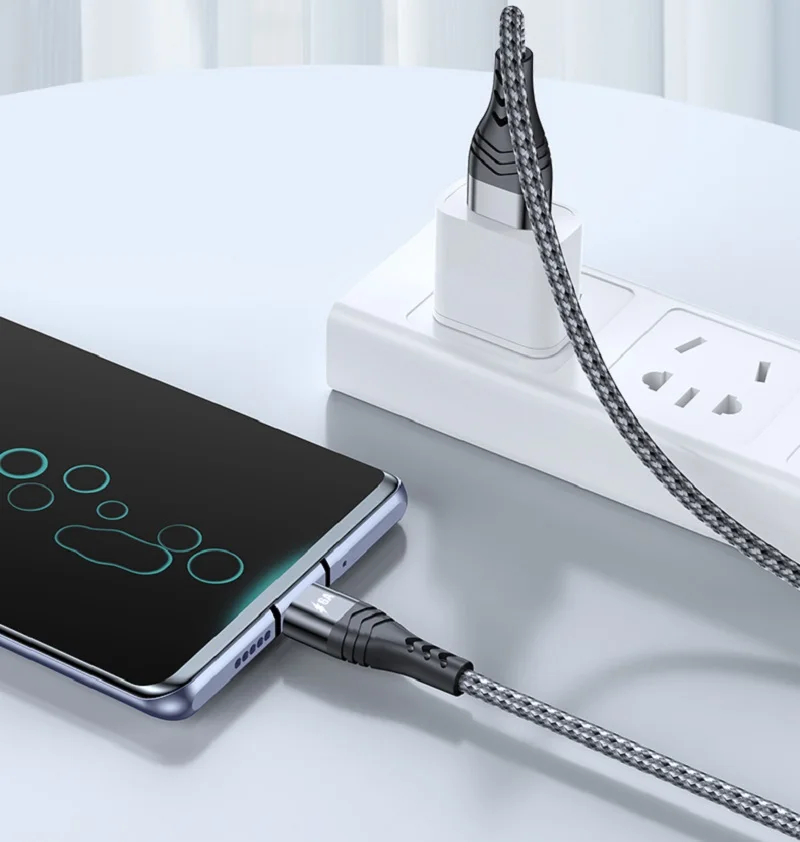 USB-кабель ELECTOP 6 А 66 Вт Тип C шнур для передачи данных быстрой зарядки Huawei Mate 40 Pro Samsung